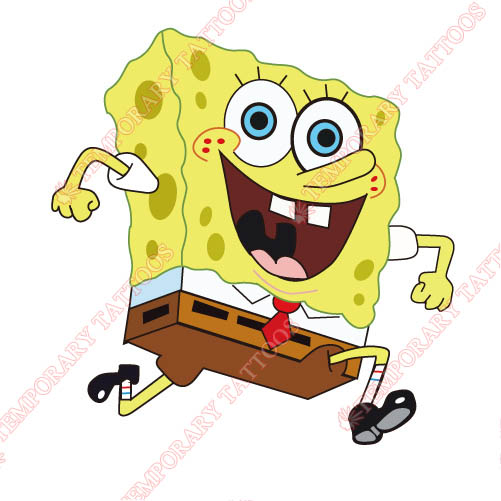 SpongeBob SquarePants Customize Temporary Tattoos Stickers NO.868